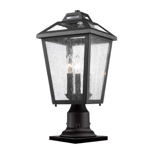 Z-Lite Bayland Black Post Light by Z-Lite 539PHMR-533PM-BK