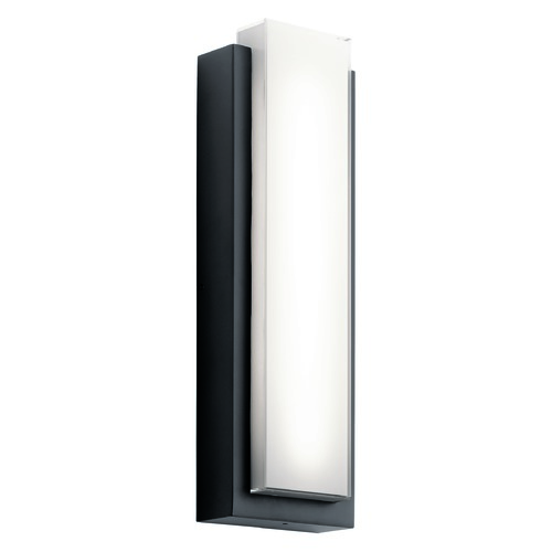 Dahlia 25.25-Inch Black LED Outdoor Wall Light by Kichler Lighting