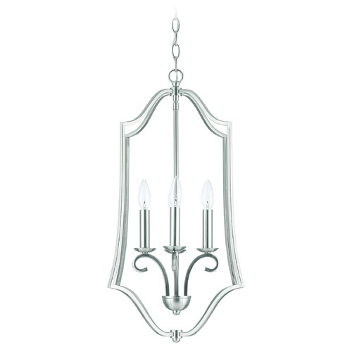 HomePlace by Capital Lighting HomePlace Cameron Brushed Nickel 4-Light Pendant Light with 539541BN