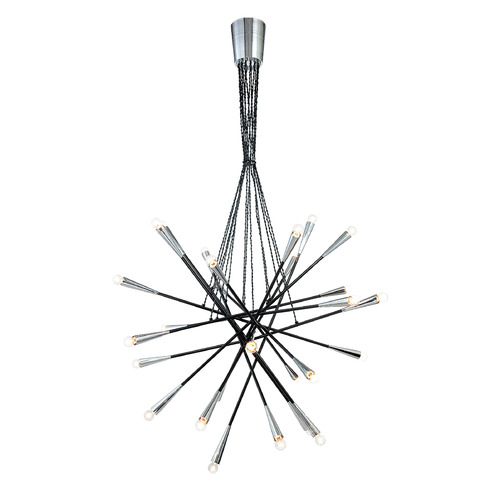 Eurofase Lighting Zazu 44-Inch Chandelier in Black by Eurofase Lighting 19800-011