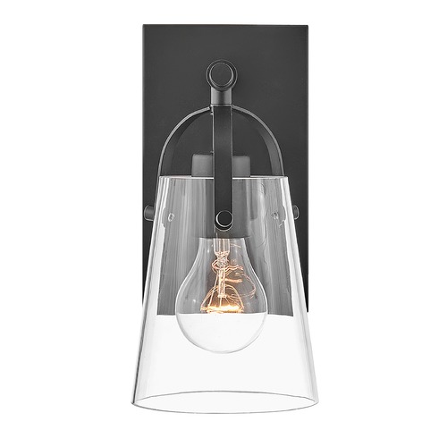 Foster Single Light Sconce in Black by Hinkley Lighting