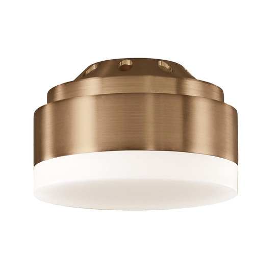 Aspen LED Light Kit in Burnished Brass by Visual Comfort & Co Fans