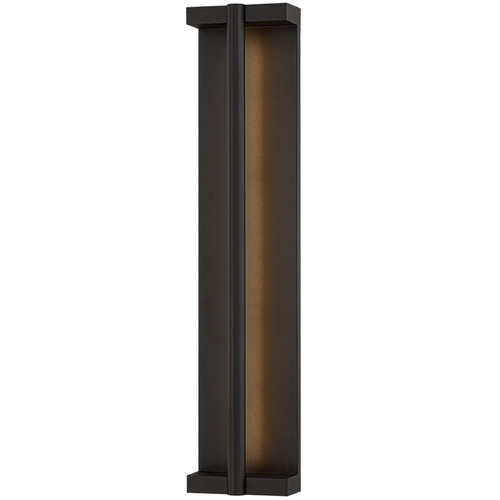Troy Lighting Calla Textured Black LED Outdoor Wall Light