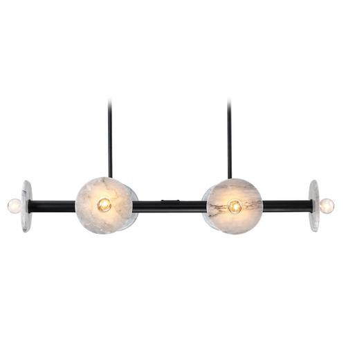 Fina 37.75-Inch Linear Light in Black by Designers Fountain Lighting