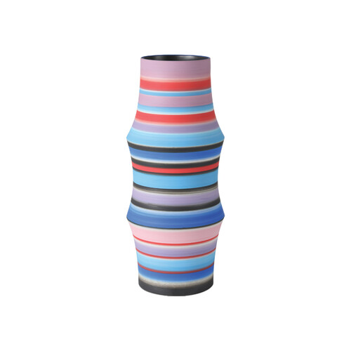 Happy 80s Large Bright Blue & Red Vase by Currey & Company
