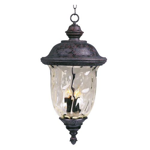 Maxim Lighting Carriage House DC Oriental Bronze Outdoor Hanging Light by Maxim Lighting 3428WGOB