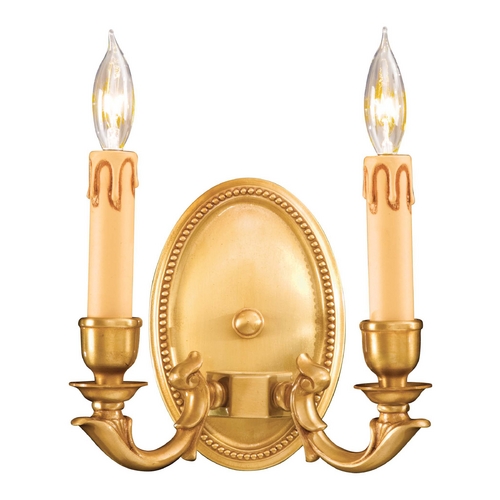 Sconce Wall Light in French Gold by Metropolitan Lighting
