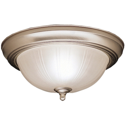 Kichler Lighting 11.50-Inch Flush Mount in Brushed Nickel by Kichler Lighting 8653NI