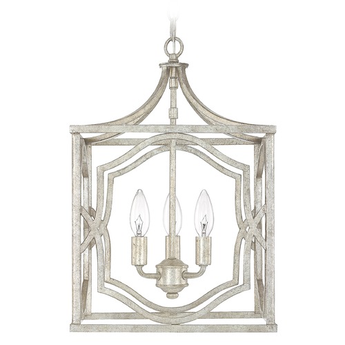 Blakely 3-Light Lantern in Antique Silver by Capital Lighting