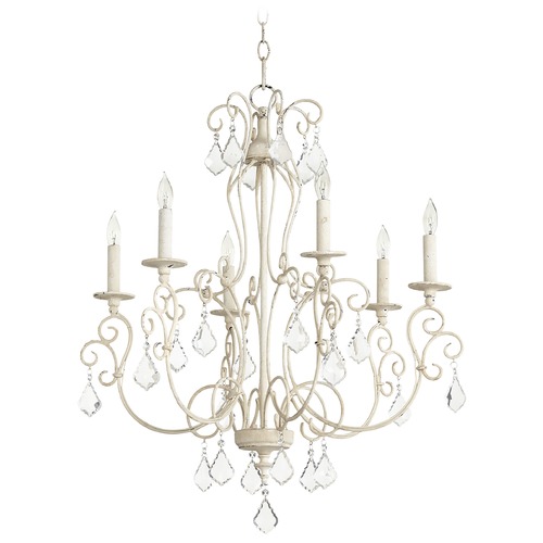 Quorum Lighting Ariel Persian White Chandelier by Quorum Lighting 6205-6-70