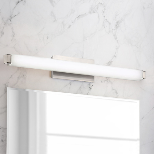 Modern Forms by WAC Lighting Mini Vogue 19.75-Inch LED Bath Light in Brushed Nickel 3500K by Modern Forms WS-21718-35-BN