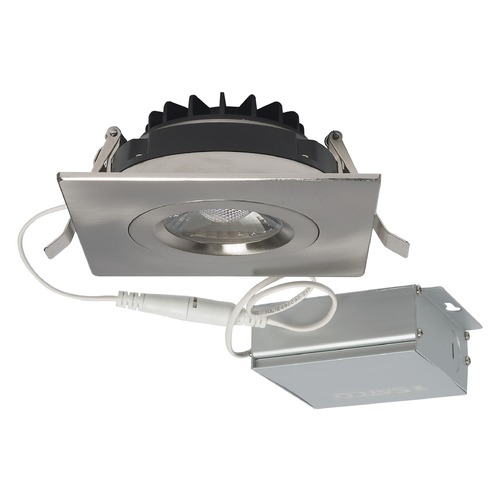 Satco Lighting 12W LED Direct Wire Downlight Gimbaled 4-Inch 3000K 120V Dimmable by Satco Lighting S11623