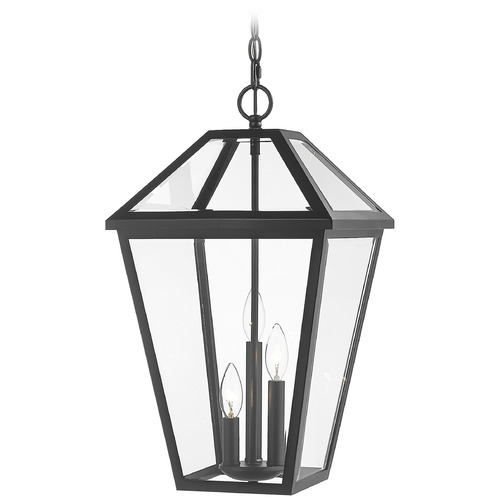 Talbot Black Outdoor Hanging Light by Z-Lite