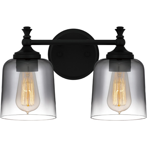 Quoizel Lighting Jenson Matte Black Bathroom Light by Quoizel Lighting JEN8614MBK