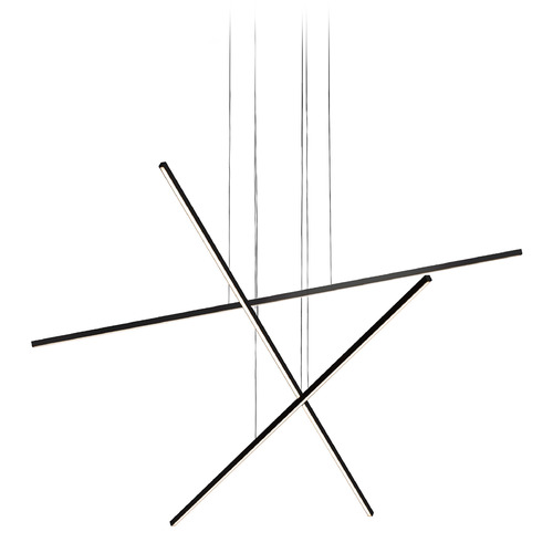 Kuzco Lighting Kuzco Lighting Vega Minor Black LED Multi-Light Pendant MP18203-BK-UNV