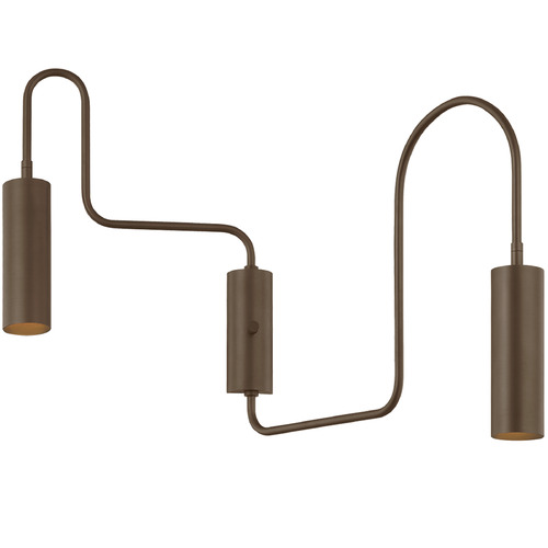 Troy Lighting Lark Bronze LED Switched Sconce