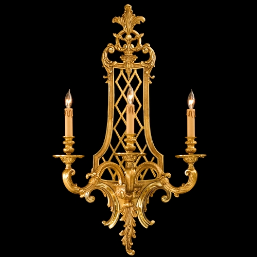 Metropolitan Lighting Sconce Wall Light in French Gold Finish N9803