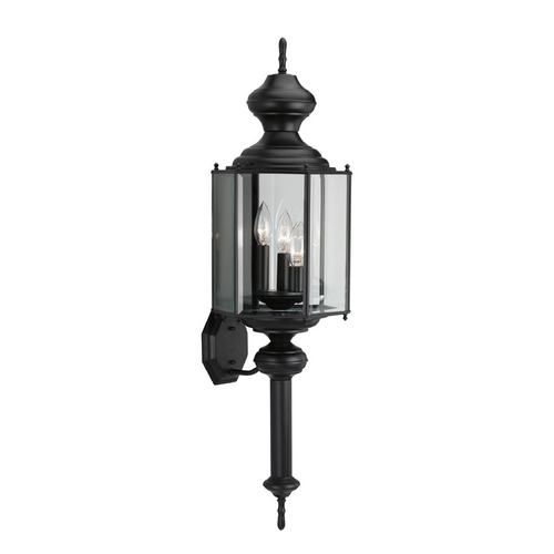 Carriage Outdoor Wall Light in Black by Progress Lighting
