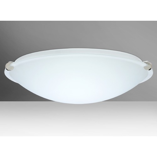 Besa Lighting Besa Lighting Trio Polished Nickel LED Flushmount Light 968007-LED-PN