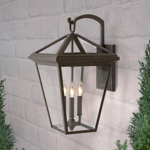 Hinkley Hinkley Alford Place 3-Light 20.5-Inch Oil Rubbed Bronze Outdoor Wall Light 2565OZ