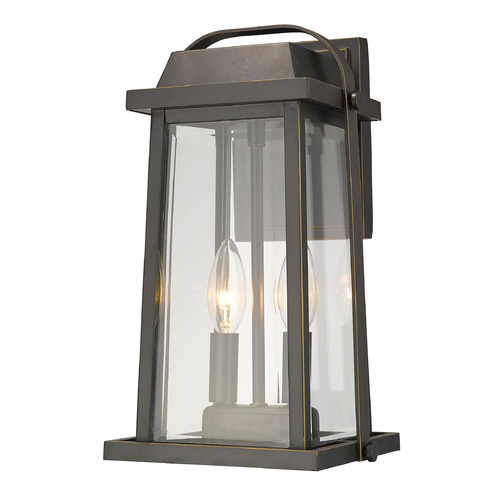 Z-Lite Millworks Oil Rubbed Bronze Outdoor Wall Light by Z-Lite 574M-ORB