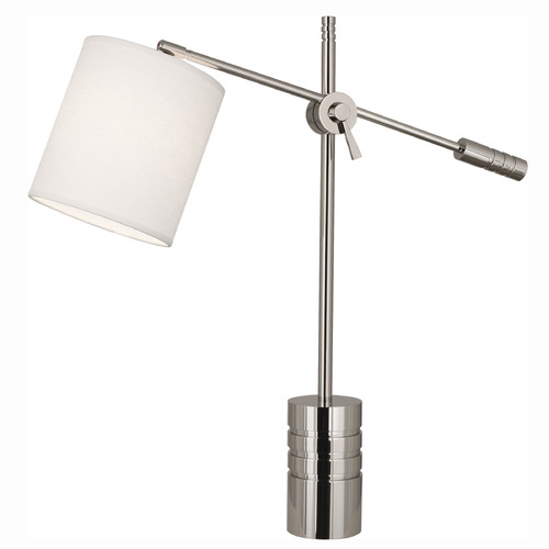 Robert Abbey Lighting Campbell Table Lamp with Polished Nickel