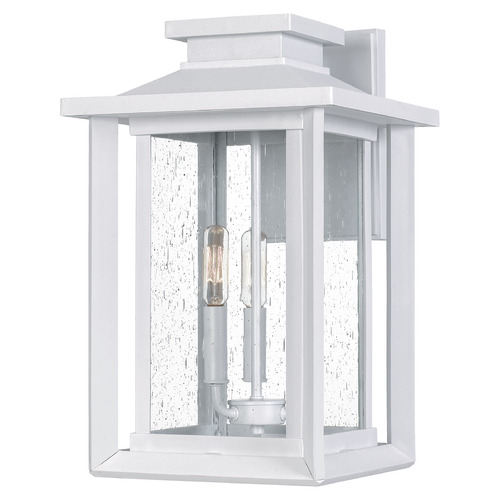 Quoizel Lighting Wakefield Outdoor Wall Light in White Lustre by Quoizel Lighting WKF8411W