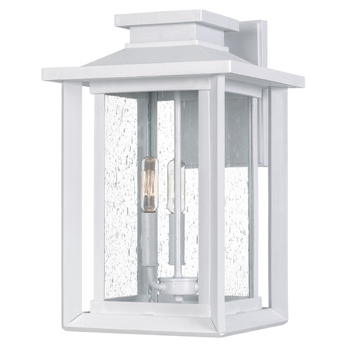 Wakefield Outdoor Wall Light in White Lustre by Quoizel Lighting