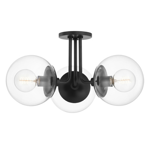 Mitzi Kyla Old Bronze 3-Light Semi-Flush Mount