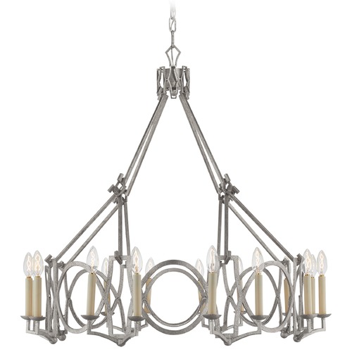 Visual Comfort Signature Collection Niermann Weeks Brittany Chandelier in Silver by Visual Comfort Signature NW5011VS