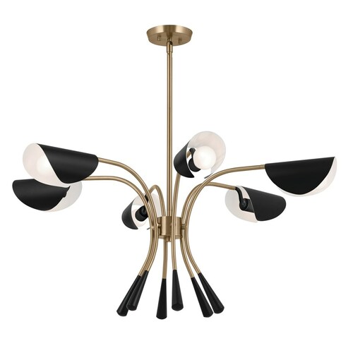 Arcus Champagne Bronze Chandelier by Kichler Lighting