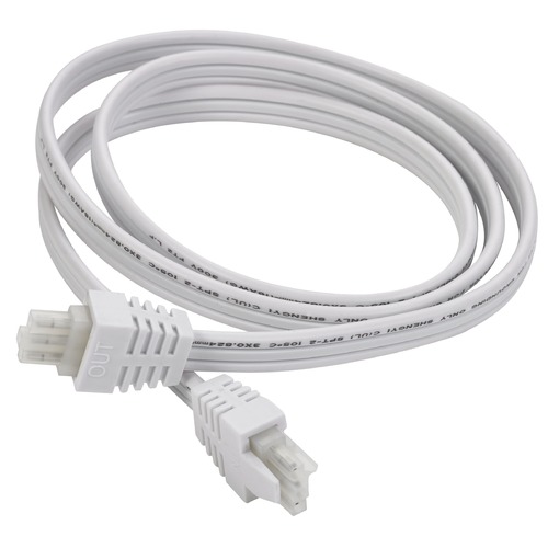 Recesso Lighting by Dolan Designs White 36-Inch Interconnect Cable for Recesso Under Cabinet Light UCAIW36-WH