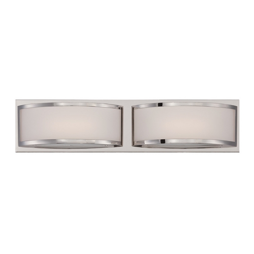 Nuvo Lighting Modern LED Bathroom Light in Polished Nickel by Nuvo Lighting 62/312