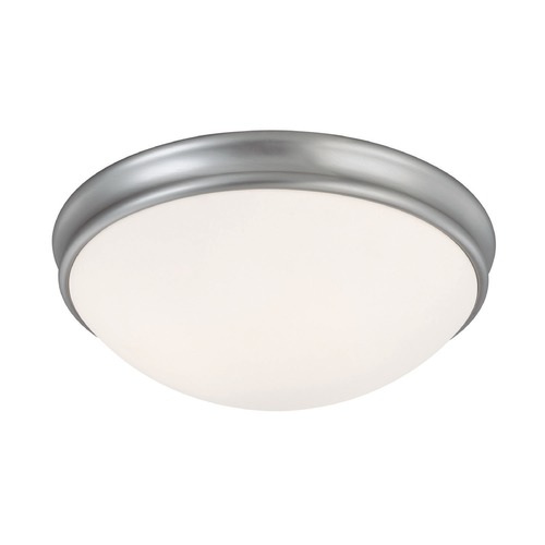 Hansen 14-Inch Flush Mount in Matte Nickel by Capital Lighting