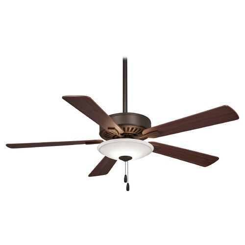 Contractor Uni-Pack 52-Inch LED Fan in Oil Rubbed Bronze by Minka Aire