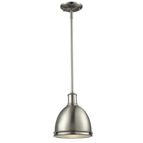 Z-Lite Mason Brushed Nickel Mini Pendant by Z-Lite 710MP-BN