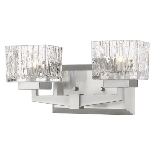 Rubicon Brushed Nickel LED Bathroom Light by Z-Lite