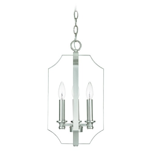 HomePlace by Capital Lighting HomePlace Myles Brushed Nickel 4-Light Pendant Light with 540941BN
