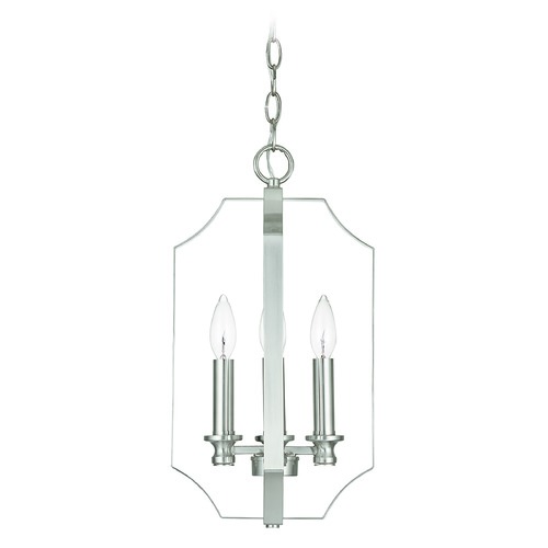 HomePlace by Capital Lighting Myles Brushed Nickel 4-Light Pendant with by HomePlace by Capital Lighting 540941BN