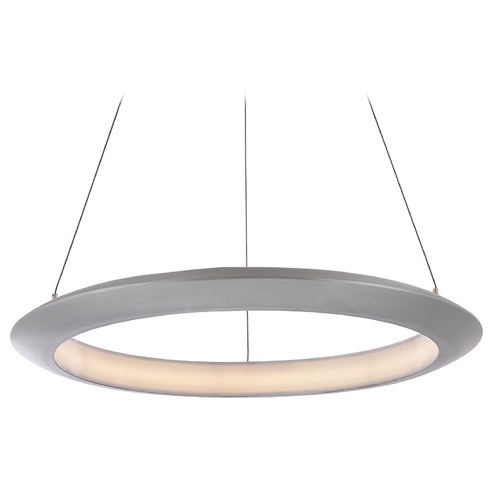 the Ring Brushed Aluminum LED Pendant by Modern Forms