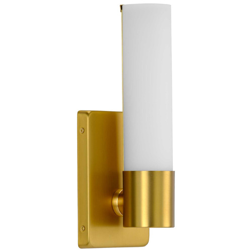 LED Wall Bracket from the Blanco Led Collection in Satin Brass Finish