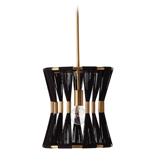 HomePlace by Capital Lighting Bianca 12.25-Inch Wide Pendant in Patinaed Brass by HomePlace by Capital Lighting 341111KP