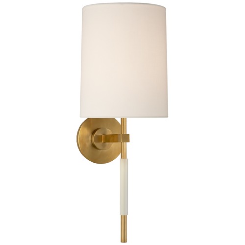 Barbara Barry Clout Tail Sconce in Soft Brass by Visual Comfort Signature
