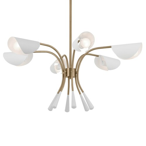Arcus Champagne Bronze Chandelier by Kichler Lighting