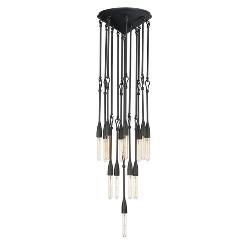 Pioneer Anthracite Multi-Light Pendant by Maxim Lighting