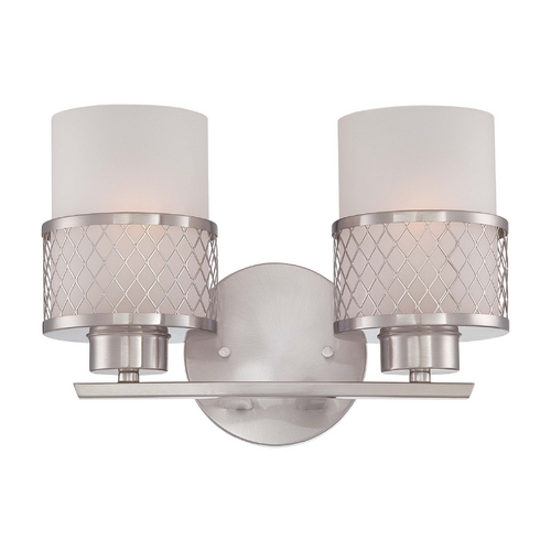 Nuvo Lighting Modern Bathroom Light in Brushed Nickel by Nuvo Lighting 60/4682