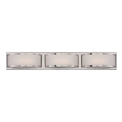 Nuvo Lighting Modern LED Bathroom Light in Polished Nickel by Nuvo Lighting 62/313