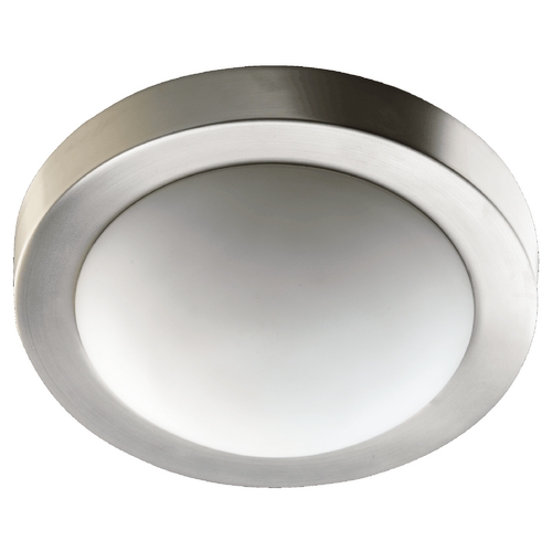 Quorum Lighting Satin Nickel Flush Mount by Quorum Lighting 3505-9-65