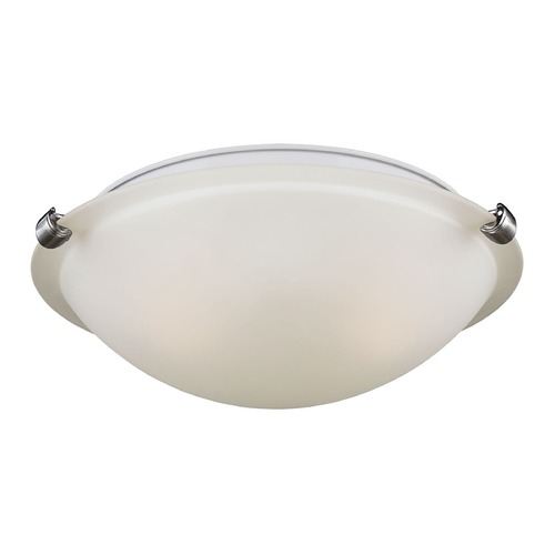 Generation Lighting 12.25-Inch Flush Mount with Brushed Nickel Clips by Generation Lighting 7543502-962