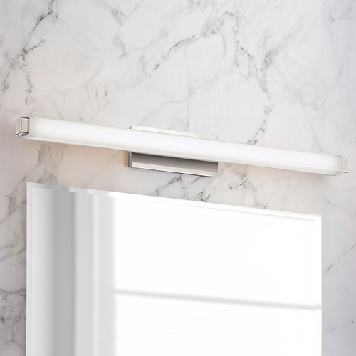 Modern Forms by WAC Lighting Mini Vogue 25.75-Inch LED Bath Light in Brushed Nickel 2700K by Modern Forms WS-21724-27-BN